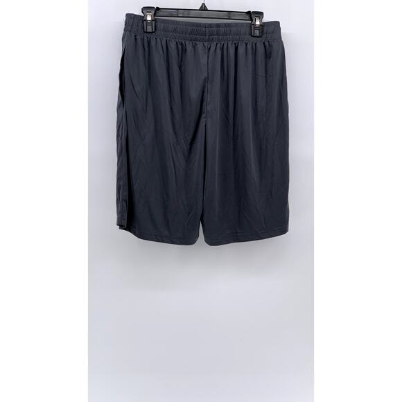 UNBRANDED Men's Gray Pull-On Active Relaxed Fit Basketball Shorts SZ L - Picture 2 of 9